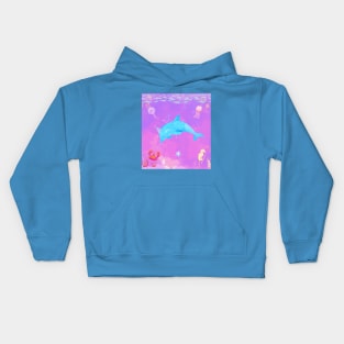 Pastel ocean Kids Hoodie